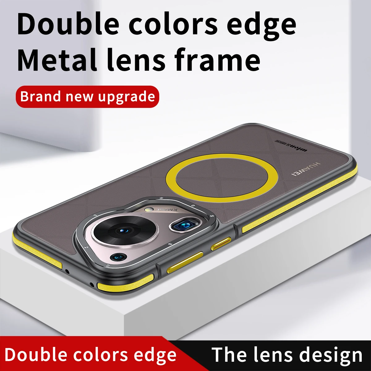 Funda Original a prueba de golpes con sensación de piel para Huawei Pura 70 Ultra Plus Pura70 Pro + Magsafe, funda trasera de teléfono híbrido - imagen 2