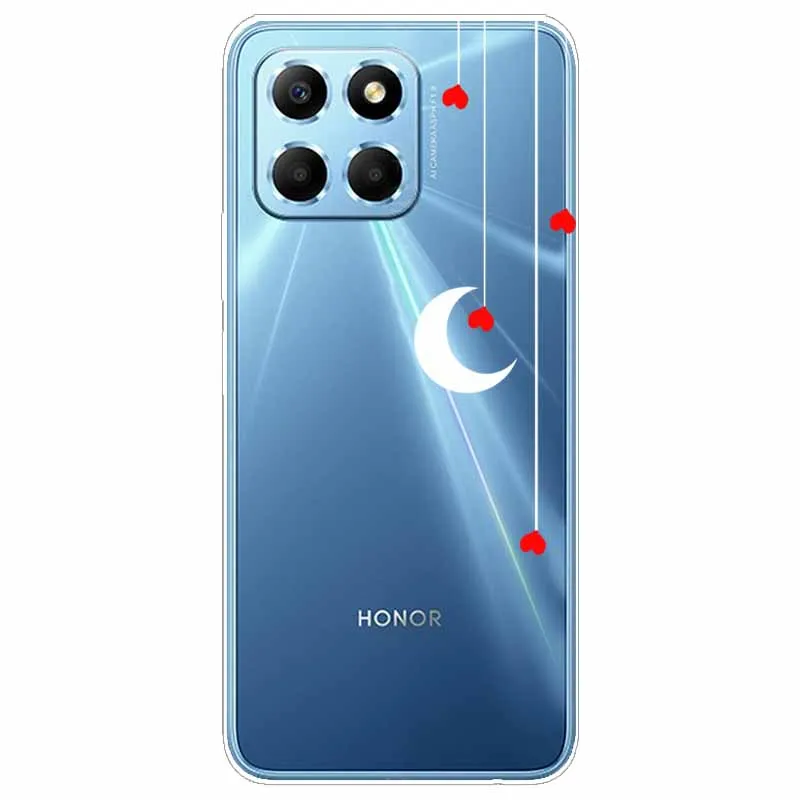 Funda de silicona para Honor X6, carcasa transparente de TPU suave para Huawei Honor X6S 2022, Funda transparente de 6,5 pulgadas VNE-LX1 - imagen 3