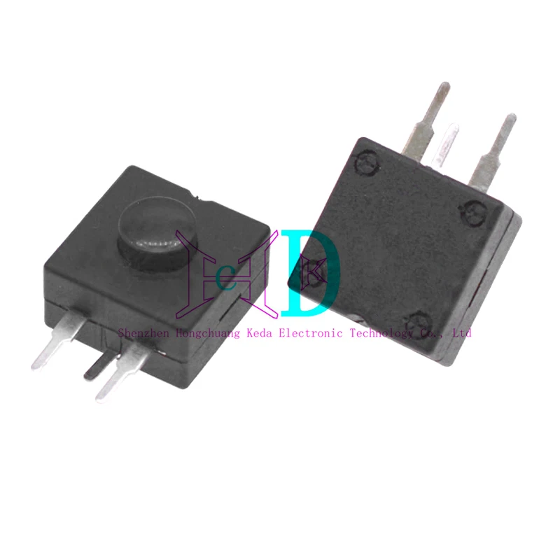 Interruptor de botón de 10 piezas, 12x12MM, linterna de luz fuerte, microbotón, 1212-213WD, autobloqueo, encendido y apagado - imagen 2