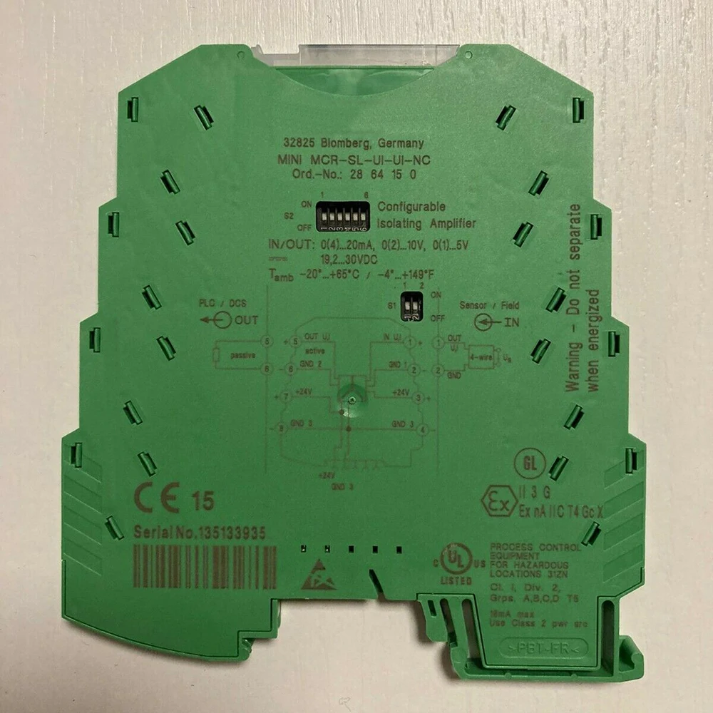 2864150 MINI MCR-SL-UI-UI-NC para acondicionador de señal de amplificador de aislamiento Configurable Phoenix - imagen 3