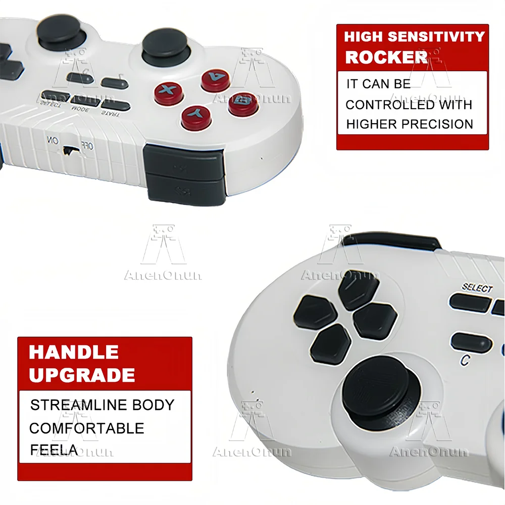 Más nuevo, más de 41000 juegos, consola de videojuegos 4K, emulador Emuelec 9, entretenimiento familiar, Arcade Retro, TV, palo de juego con 2 controladores - imagen 5