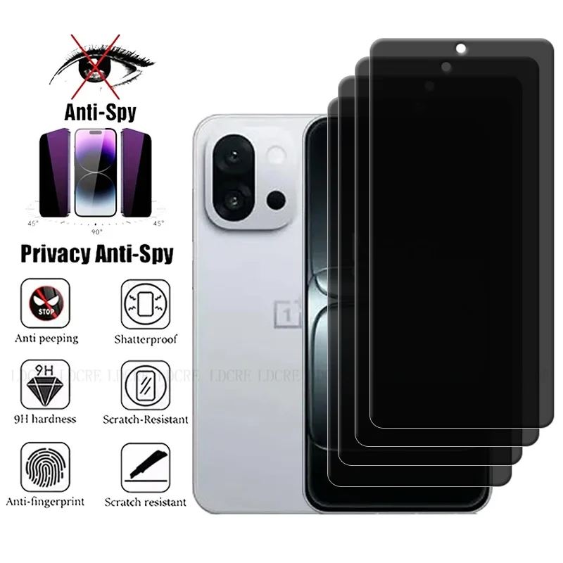 4 Uds para Oneplus 13T vidrio Oneplus 13T Protector de pantalla teléfono protección antiespía privacidad vidrio templado Oneplus 13T Oneplus13t