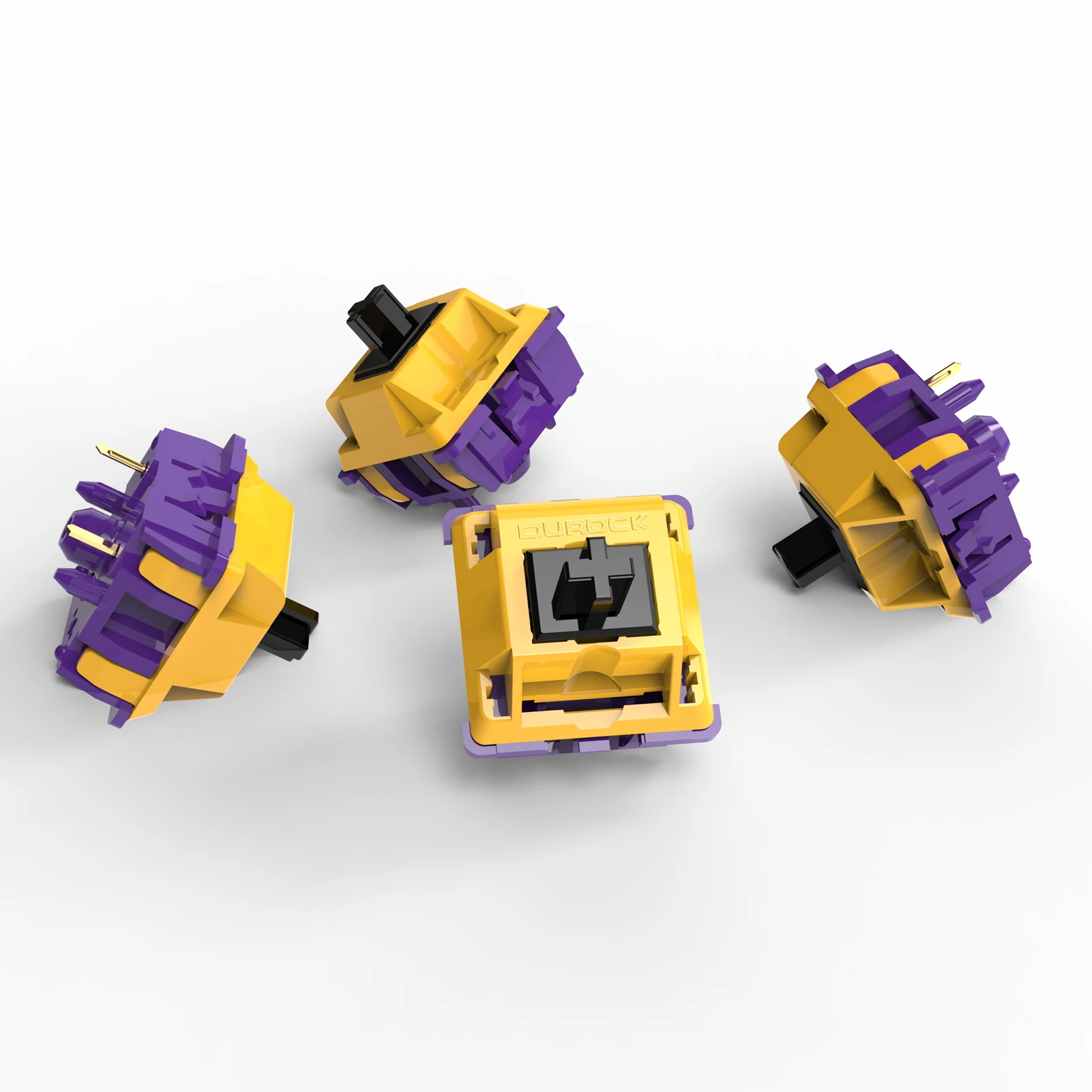 DUROCK Mamba LY interruptores lineales de tallo 60g resorte largo POM carcasa de mezcla de nailon interruptores de teclado mecánico para juegos