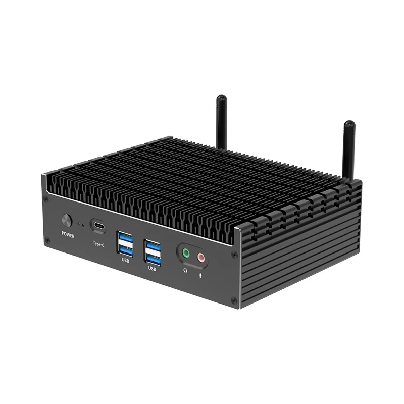 Mini PC sin ventilador Procesadores Intel Core de 12. a/13 a generación Windows11 2xDDR4 2x M.2 NVMe SSD Thunderbolt4 2xHDMI 1x DP 2x Ethernet WiFi6 - imagen 2
