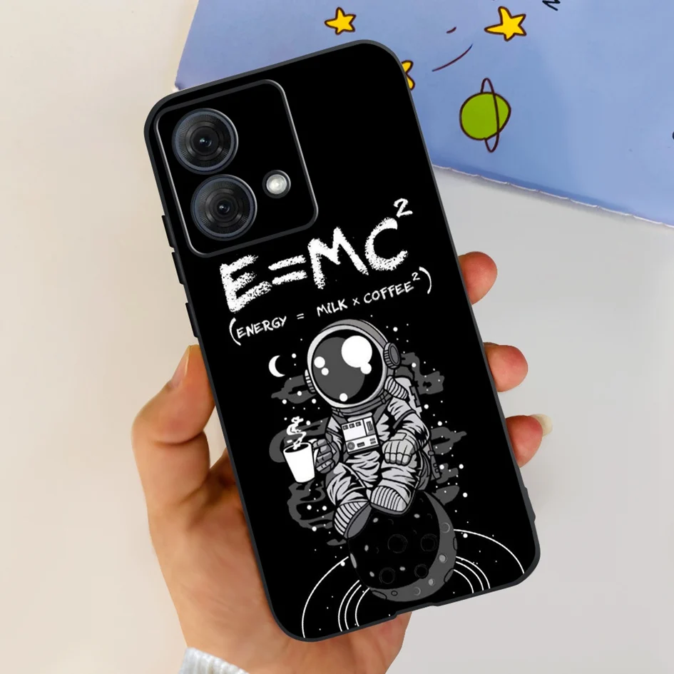 Funda trasera delgada de silicona suave a prueba de golpes para Motorola Moto G84 G54 5G, funda de moda, flor, mariposa, parachoques - imagen 5