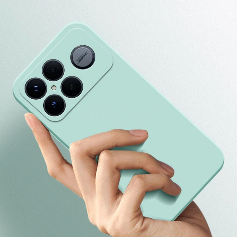 Para Xiaomi POCO F8 Ultra funda de silicona líquida goma lisa TPU suave POCO F8 Ultra funda protectora de teléfono funda POCO F8 Pro - imagen 4