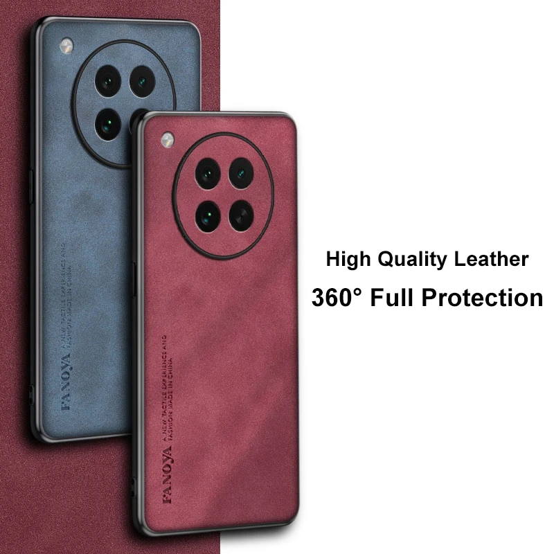 Para OPPO Find X8S funda de teléfono de cuero PU de lujo para OPPO FindX8S funda trasera de silicona mate a prueba de golpes protección completa Coque - imagen 3