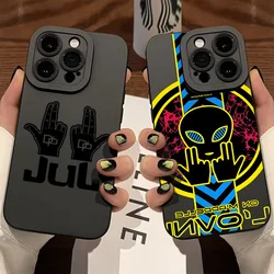 Funda Silicona JuL iPhone 16/15/14 – Diseño Pupil Lujo
