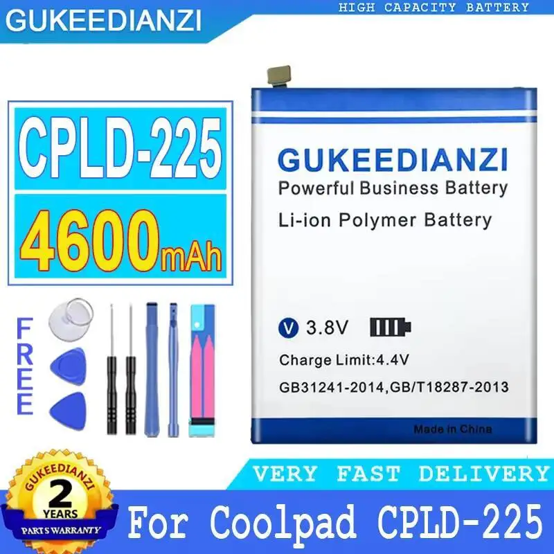 Batería confiable respetuosa con el medio ambiente del teléfono móvil de la fuente de alimentación 4600Mah para Coolpad Cpld-225