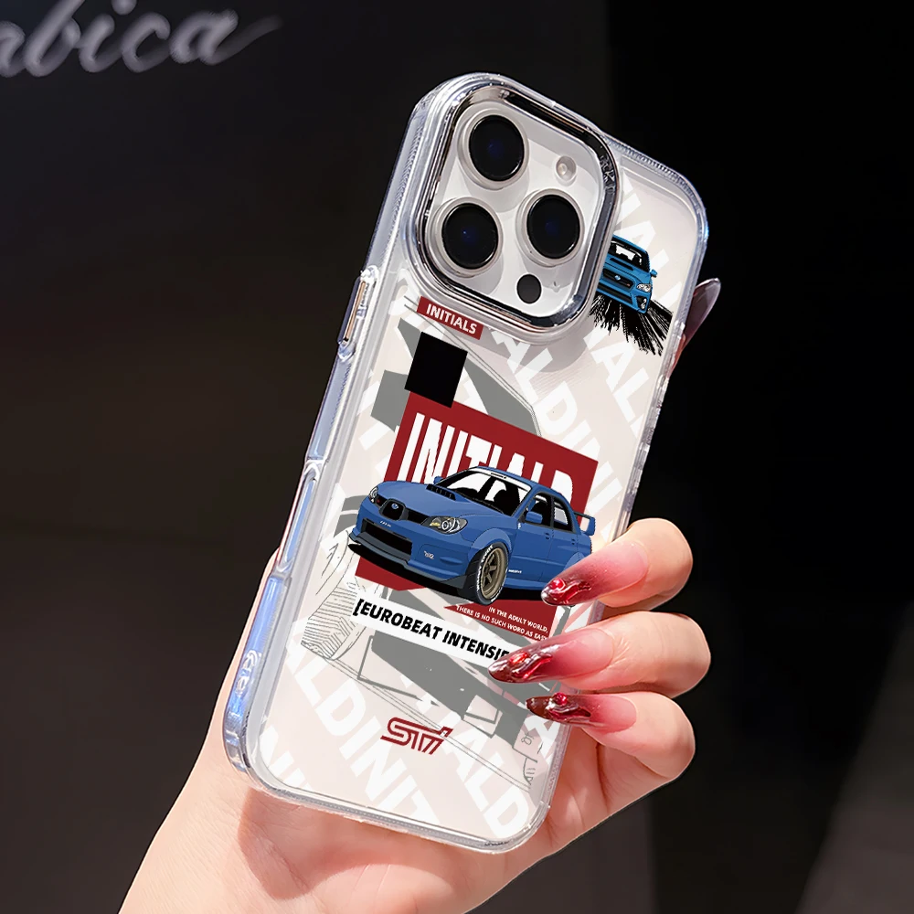 Funda de teléfono con inicial de Anime D para Samsung Galaxy S25 Edge S24 S23 S22 S21 S20 FE Ultra Plus 5G, funda transparente de lujo - imagen 5