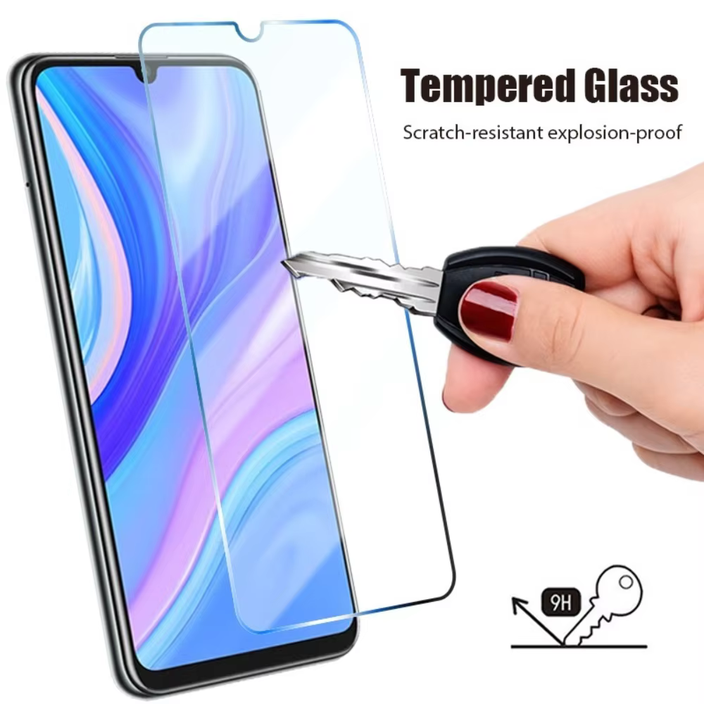 Detalle del protector de pantalla para Huawei