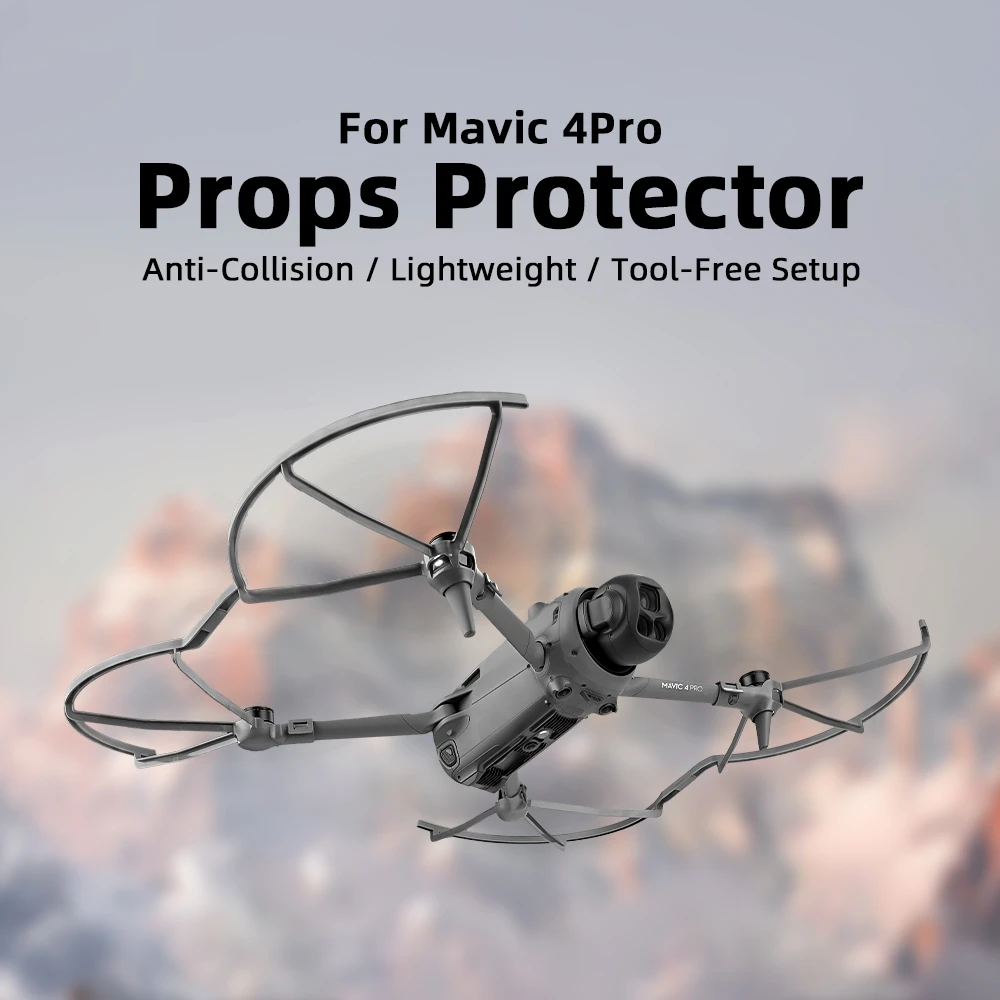 Para DJI MAVIC 4PRO anillo protector de hélice anillo de parachoques soporte protector hoja cubierta protectora Accesorios - imagen 4