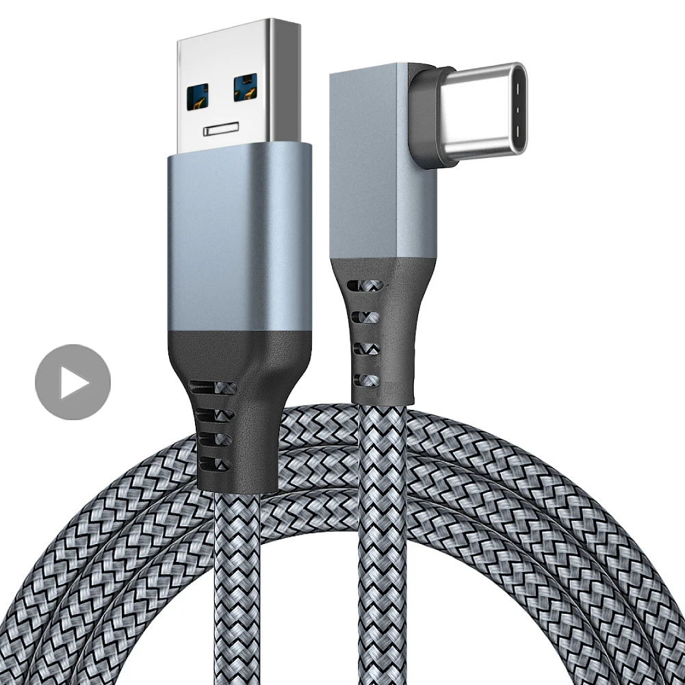 Accesorios para Oculus Quest2 Quest 2 Cable Link Smart 3D gafas de realidad Virtual VR USB A a tipo C 3 5M auriculares Oculis casco