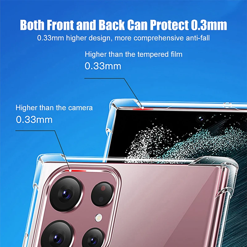 Funda magnética transparente Original para Samsung Galaxy S24 S22 S21 S23 S25 Ultra Plus Magsafe, funda S25 Ultra - imagen 3