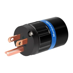 Monosaudio M104 Clavija de alimentación americana de cobre puro