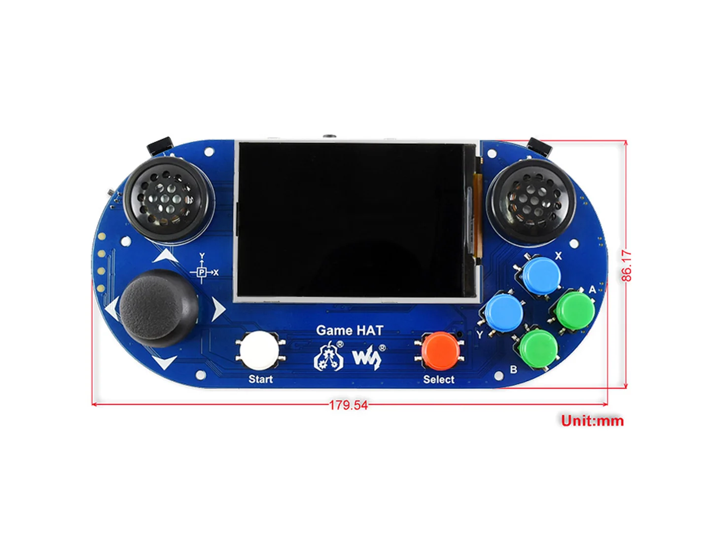 Consola de videojuegos Waveshare para Raspberry Pi, pantalla IPS de 3,5 pulgadas, 480x320, material acrílico, compatible con Recalbox/Retropie - imagen 2