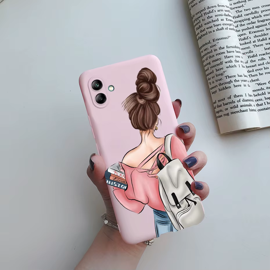 Funda para Samsung A05, carcasa delgada y suave para chicas bonitas, para Galaxy A15, A05, A05S, 4G, A155, A055, A057 - imagen 3