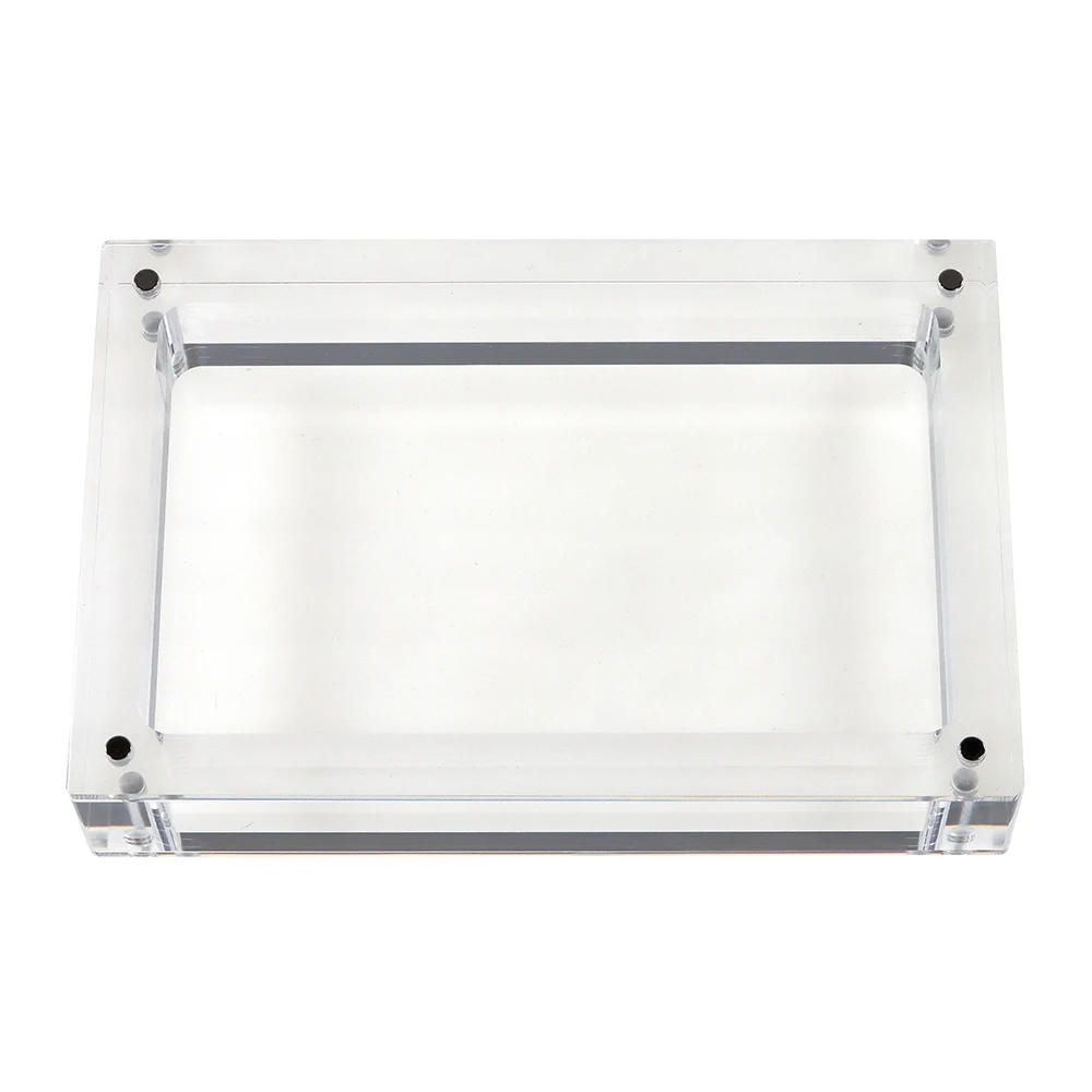 Caja de almacenamiento de consola con cubierta magnética acrílica transparente, funda protectora para consola de juegos portátil AP de bolsillo analógico, 1 ud. - imagen 3