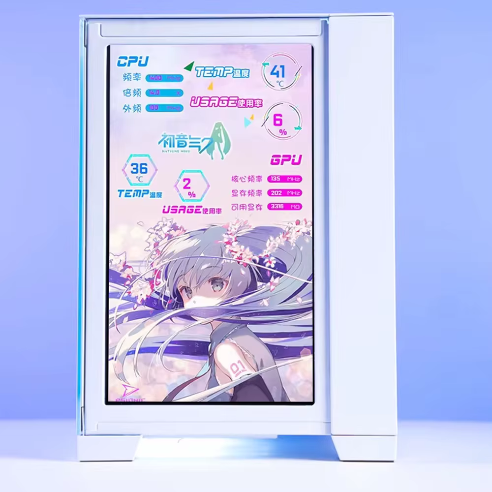 Panel Frontal LCD Lian Li O11D Mini 2K HD - imagen 4