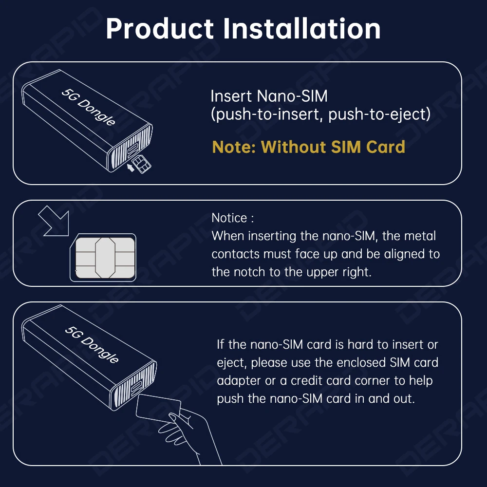 Punto de acceso WiFi portátil 5G QCNCM X55 módem Global desbloqueado para macOS Windows Linux USB C Dongle controlador gratis no incluye SIM - imagen 5