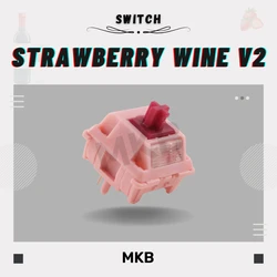 Sarokeys Strawberry Wine V2 – Interruptor Lineal para Teclado Mecánico