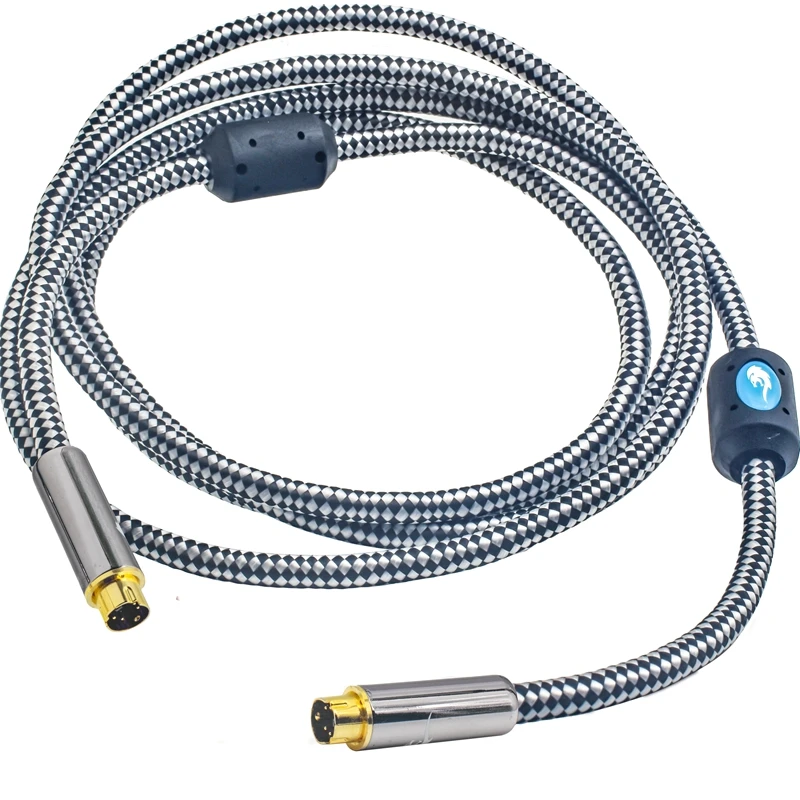 Cable de vídeo Premium de 4 pines S-video a S para TV STB DVD proyector Monitor blindaje OFC s-video Cable macho a macho 1M 2M 3M 5M