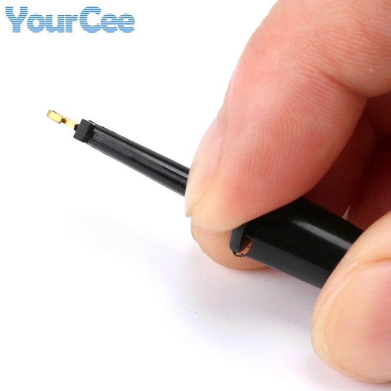 Clip de gancho de prueba, sonda de prueba de tamaño pequeño y grande, Cable SMT SMD IC, pinzas de soldadura, multímetro, Kit de cables de plomo, rojo, negro y amarillo, 5 uds. - imagen 4