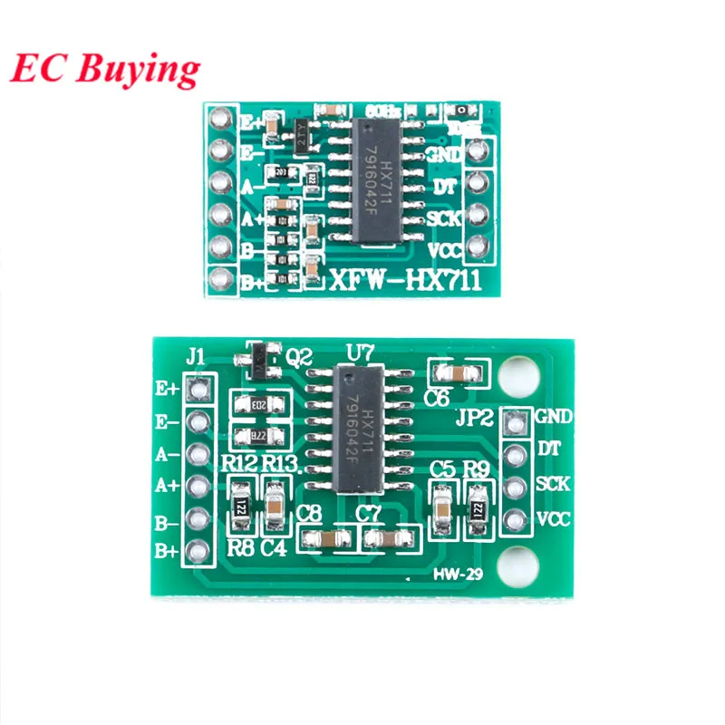 Módulo Ad HX711, Sensor de presión de pesaje TM7711, balanza electrónica de celda de carga A/D de precisión de 24 bits de doble canal para Arduino, 1-10 Uds. - imagen 5