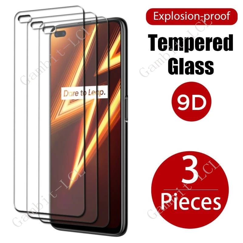 Protector de pantalla de vidrio templado para móvil, película protectora para Realme6Pro RMX2061, RMX2063, 3 piezas, 9H, 6,6 ", Original, para Realme 6 Pro