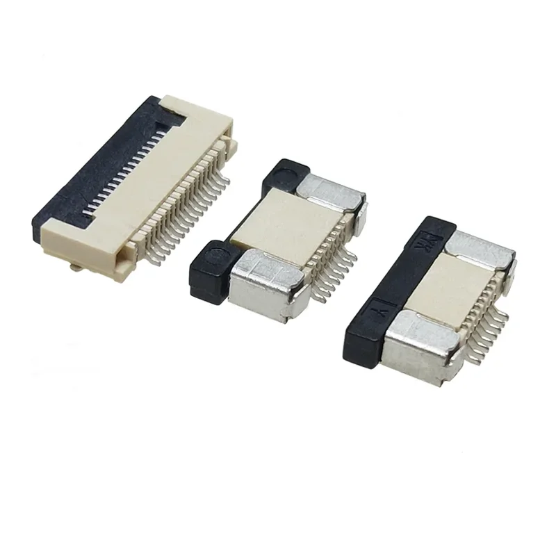 10 Uds conector FPC FFC 0,5mm 1,0mm AWM 20624 80C 60V VW-1 Cable plano PCB 4/5/6/7/8/10/12/14/16/18/20/26/30/32/36/40/50/60Pin