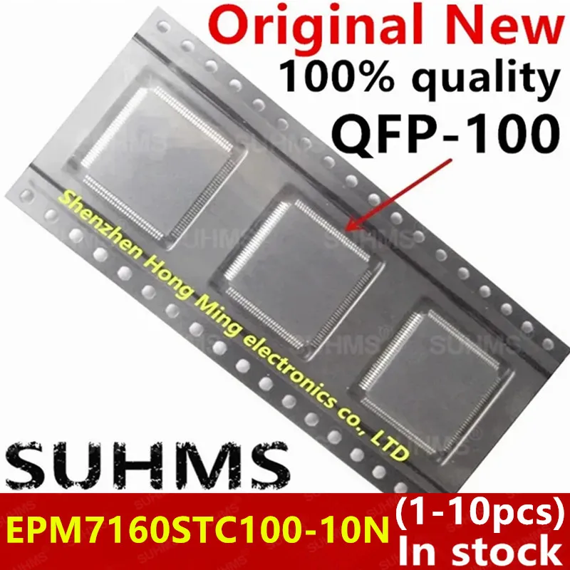 EPM7160STC100-10N EPM7160STC100 10N EPM7160, Chipset de QFP-100, 1-10 unidades, 100% nuevo