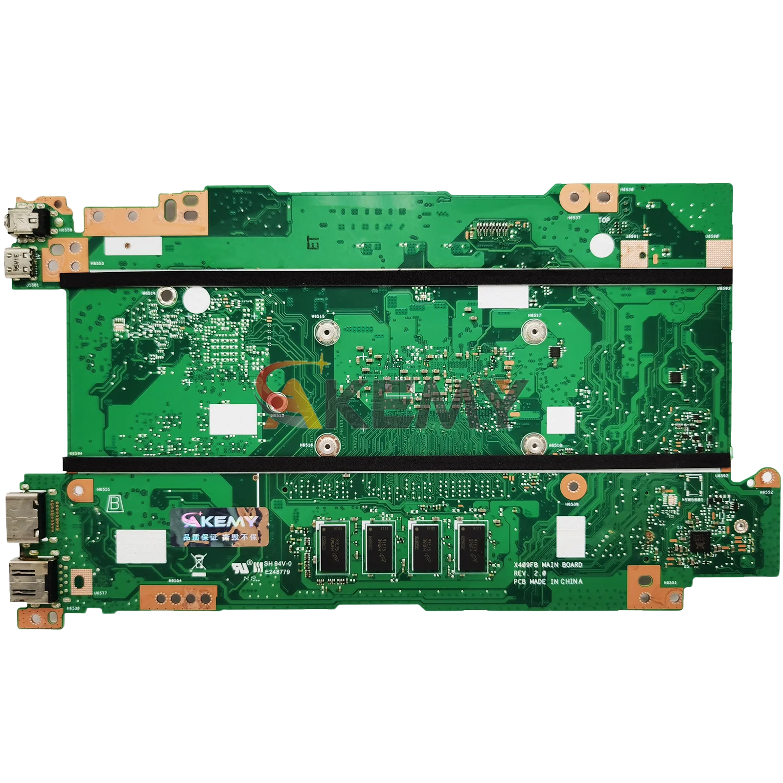 Placa base para ordenador portátil X409FA para ASUS X409F A409F F409F Y4200F X509FB X509FJ X509FL X509FAC con CPU I3 I5 I7 100% pruebas - imagen 2