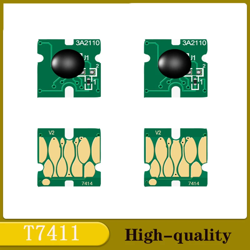 Chip de cartucho T7411 T7414 T7411 T741X para Epson SureColor F6000 F6070 F6200 F6270 F7000 F7070 F7100 F7170 F7200 F7270