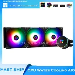 Thermalright-enfriador de CPU AIO 360, bloque de Metal + bomba + radiador de 360mm + ventilador para Intel AMD,5V Frozen Magic 360 ARGB