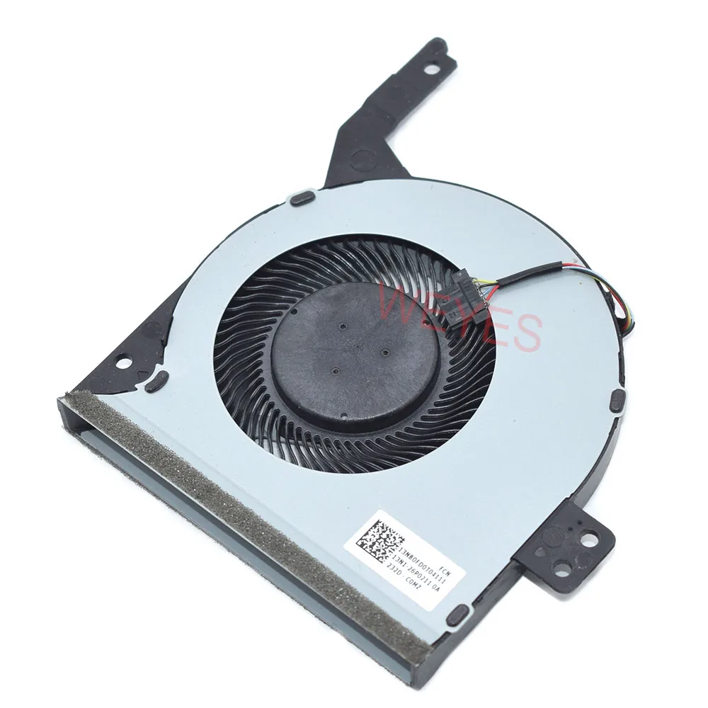 13NB0FD0T04111 nuevo ventilador de CPU para ASUS X542 1830-016X, refrigeración de ordenador portátil 13N1-26P0211 0A DC5V 0.5A 4 pines - imagen 5