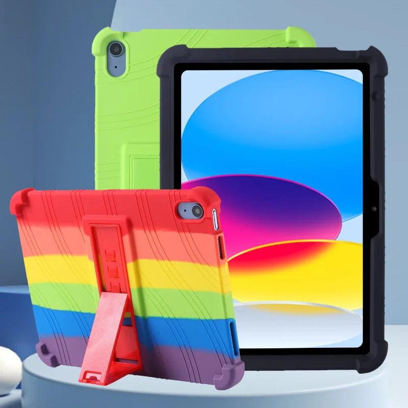 Funda para iPad 10,9 2022 Pro 11 2018 2020 2021 2022 10,5 Air 5 4 2 1 funda de silicona suave para iPad 10,2 9,7 pulgadas Mini 6 5 4 3 2 1