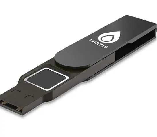 THETIS FIDO2 Llave de seguridad Huella digital USB A, auténtico, protección multicapa HOTP/U2F WINDOWS,MACOS - imagen 2