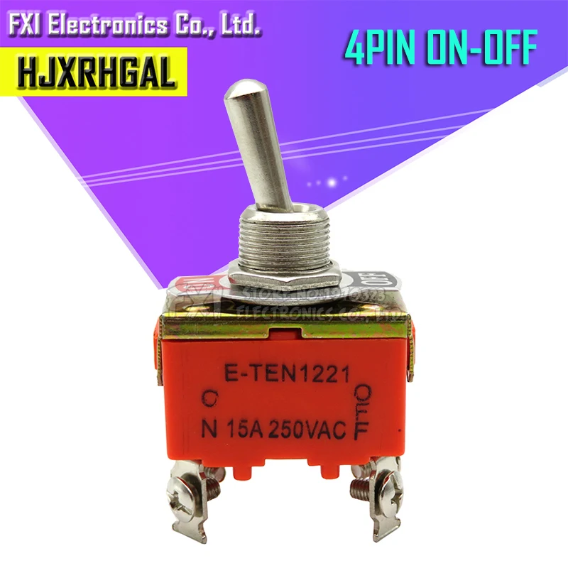 Interruptores de palanca en miniatura, 1 piezas, E-TEN1322, E-TEN1321, E-TEN1221, E-TEN1122, 15A/250V, 1322, 1321, 1221, - imagen 5