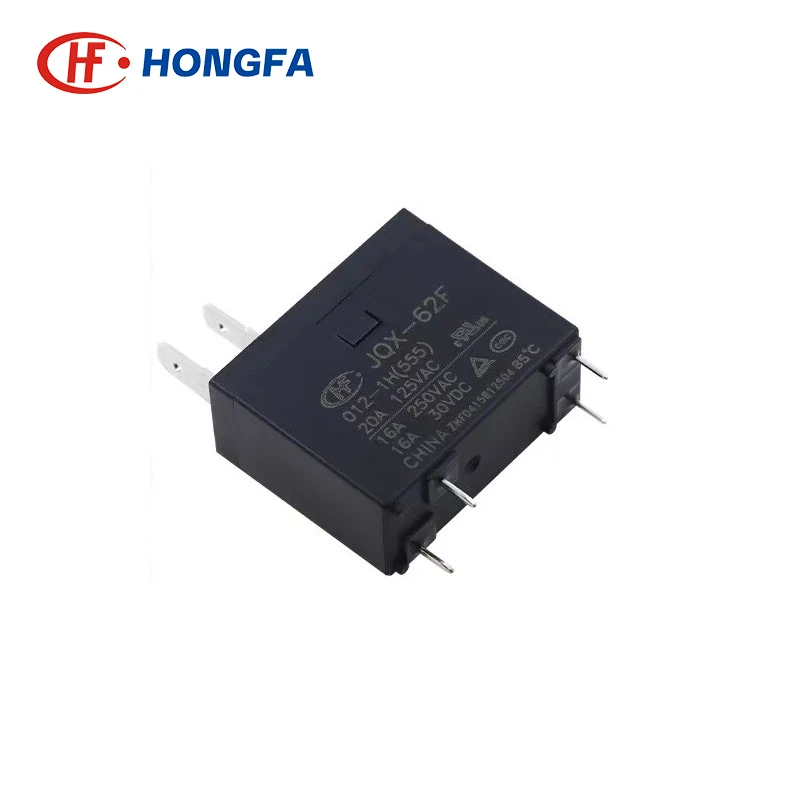 1 Uds HONGFA JQX-62F-012-1H relé eléctrico 12VDC 4Pin 16A para calentador de agua horno microondas-relé 12VDC - imagen 2