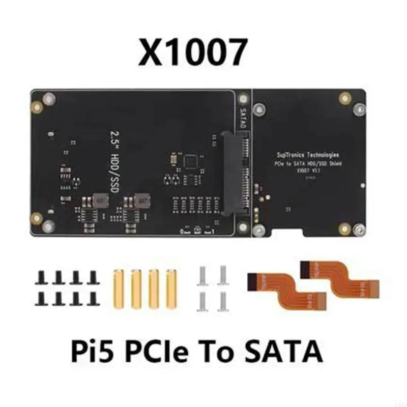 D5BB X1007 PCIe a 2.5s Board expansión que admite M.2 2280 2.5 "Expandir unidad para las capacidades RPI 5 - imagen 5
