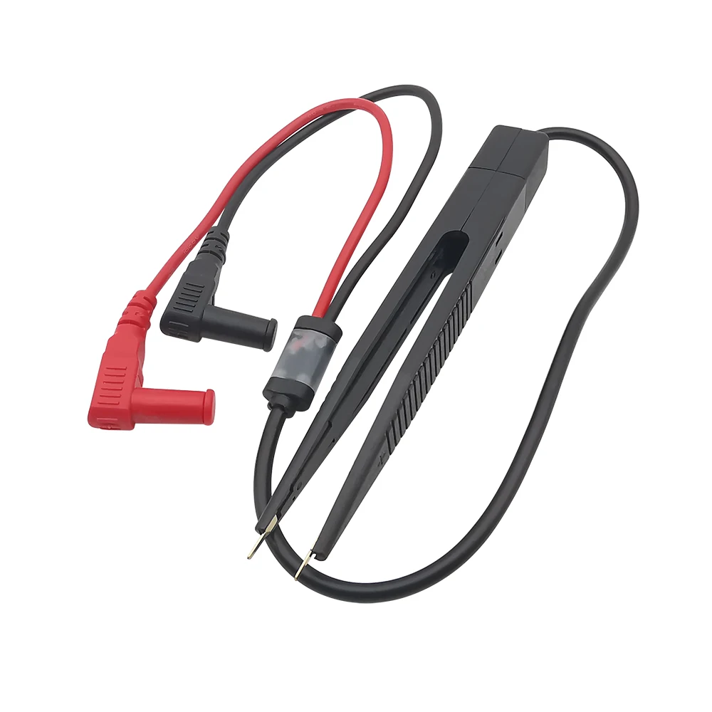 Pinzas de gancho de prueba de multímetro de componentes de Chip SMD, herramienta de prueba LCR de plomo, probador de medidor, sonda de pluma, enchufe Banana de 4mm, 1 pieza - imagen 2