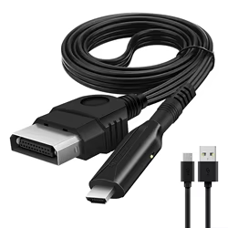 Cable de enlace HD para Xbox Original, adaptador convertidor Xbox a HDMI compatible con 1080P/720P para TV/Monitor/proyector/PC, macho a macho