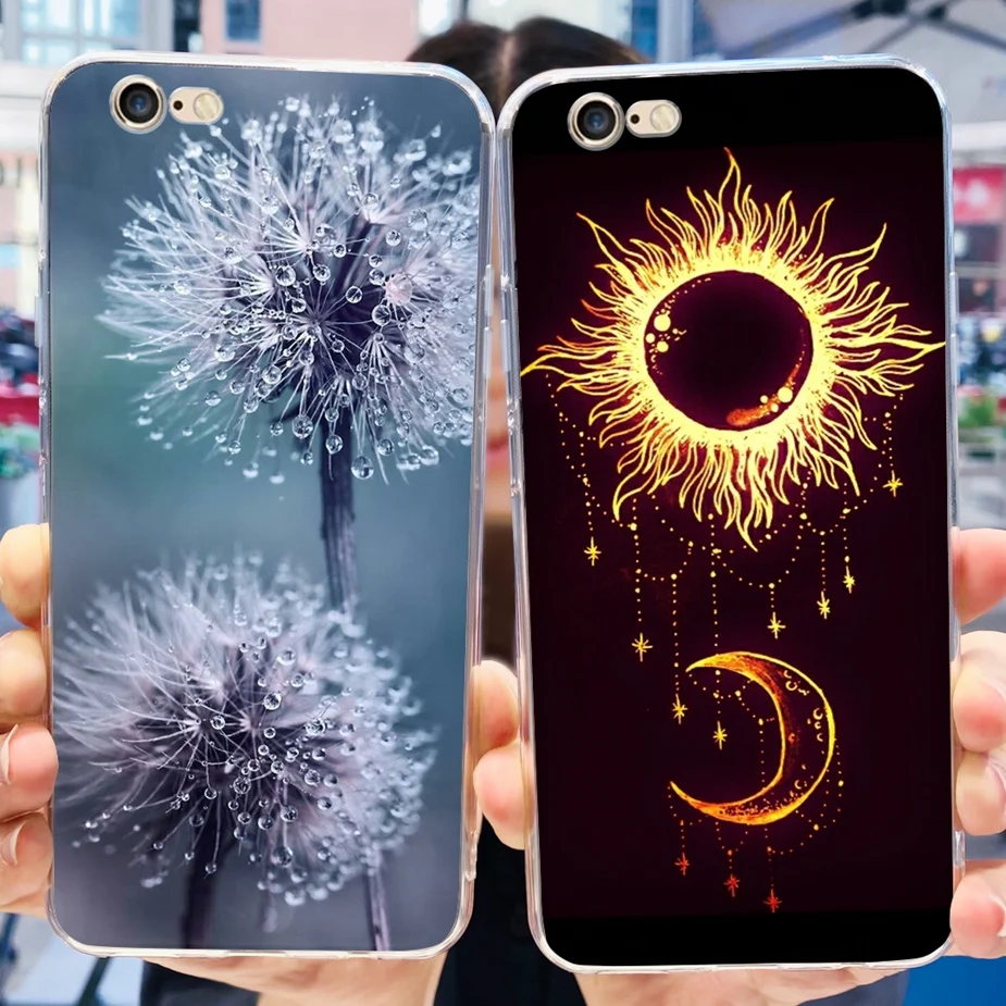 Para Apple iPhone 6 6S Plus funda nueva moda cubierta pintada funda de teléfono de silicona transparente para iPhone 6 Plus iPhone6 S Fundas suaves Capa - imagen 3