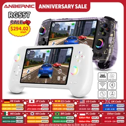 ANBERNIC RG557 – Consola Portátil Retro con Pantalla AMOLED Android 14