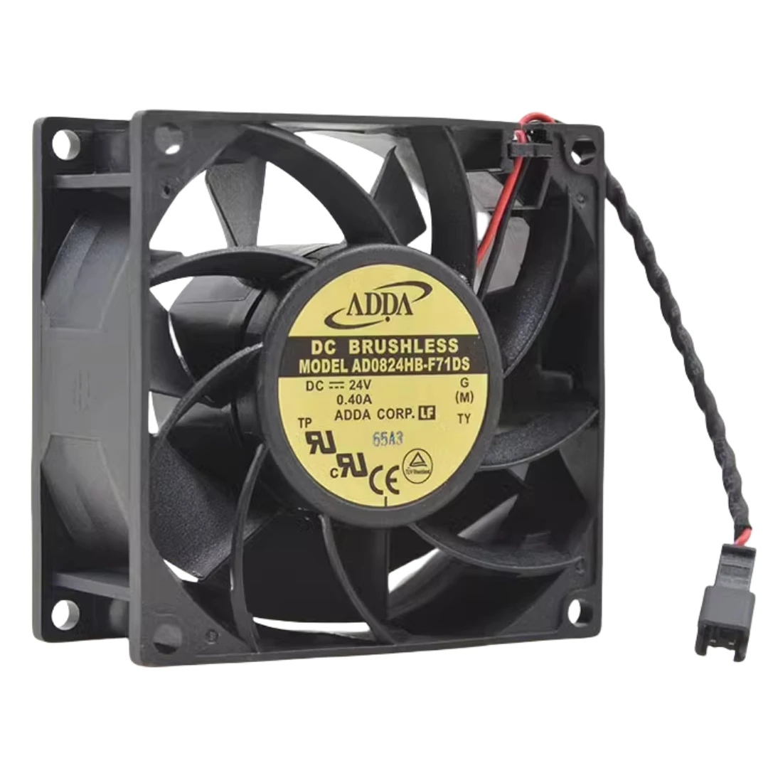 ADDA Ventilador Refrigeración 80mm 24V Doble Bolea Roamento – 80x80x38mm