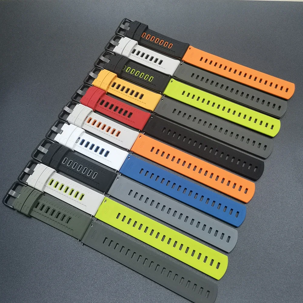 Correa de silicona de 22mm para SUUNTO RACE 2/9 Peak PRO DLC, correas de reloj para SUUNTO RACE RUN/Ocean/VERTICAL/5 PEAK/RACE S - imagen 4