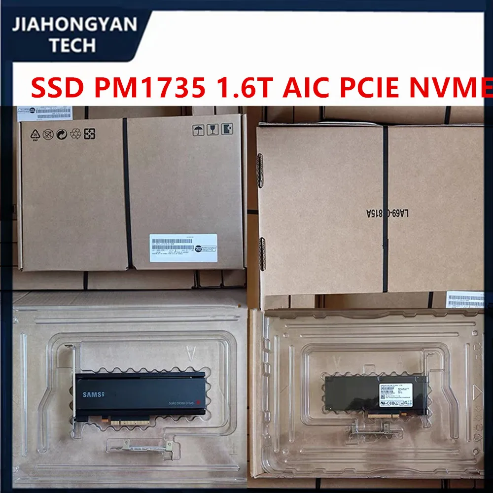 Original para Samsung PM1735 1,6 T 3,2 T 6,4 T 12,8 T HHHL PCIE4.0 tarjeta AIC empresa SSD de estado sólido nuevo - imagen 4