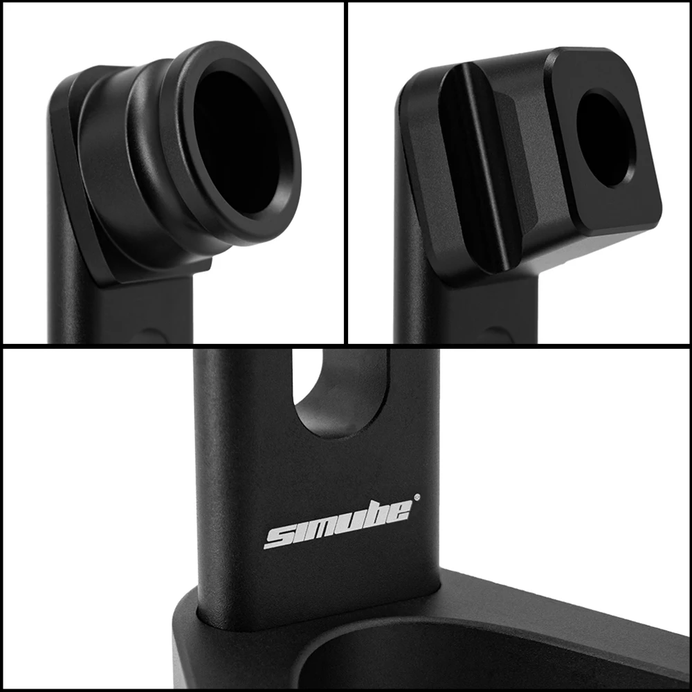 Soporte de escritorio con ruedas Simube A1 para QR2, Moza/Simagic, acabado anodizado, componente de aluminio totalmente mecanizado CNC - imagen 2