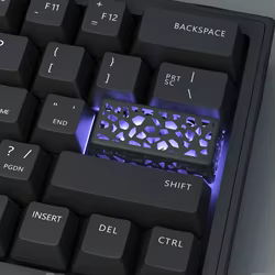 Teclas huecas translúcidas, barra espacial de resina, Teclado mecánico, tecla de entrada, teclas tridimensionales personalizadas, translúcidas ESc