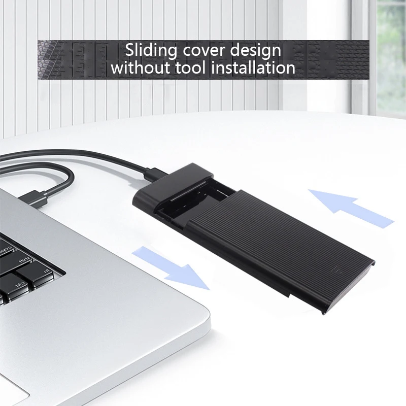 UTHAI 2,5 'carcasa de disco duro para portátil sin herramientas unidad externa móvil SSD de estado sólido USB 3,0 con soporte tipo C3.1 - imagen 3